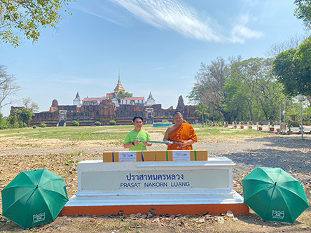 AGE ร่วมสนับสนุนงบประมาณและร่ม ส่งเสริมการท่องเที่ยว ณ ปราสาทนครหลวง