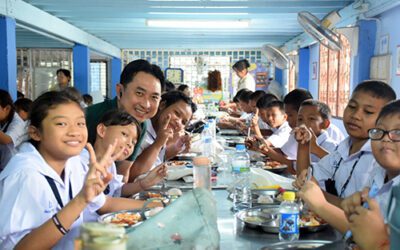 AGE ใส่ใจ ห่วงใยชุมชน จัดโครงการอาหารดี มีประโยชน์ มอบสู่น้อง รร.วัดปรีดาราม