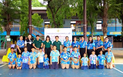 AGE ร่วมเสริมสร้างทักษะปฐมพยาบาลเบื้องต้นแก่เยาวชน ณ โรงเรียนวัดปรีดาราม ตำบลแม่ลา