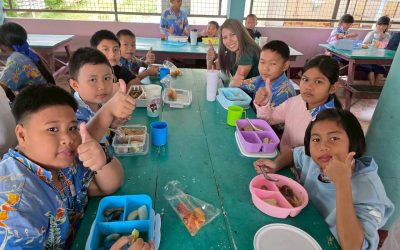 AGE ใส่ใจ ห่วงใยชุมชน จัดโครงการ “อาหารดี มีประโยชน์ มอบสู่น้อง” โรงเรียนวัดลาย (ทวีปัญญา)